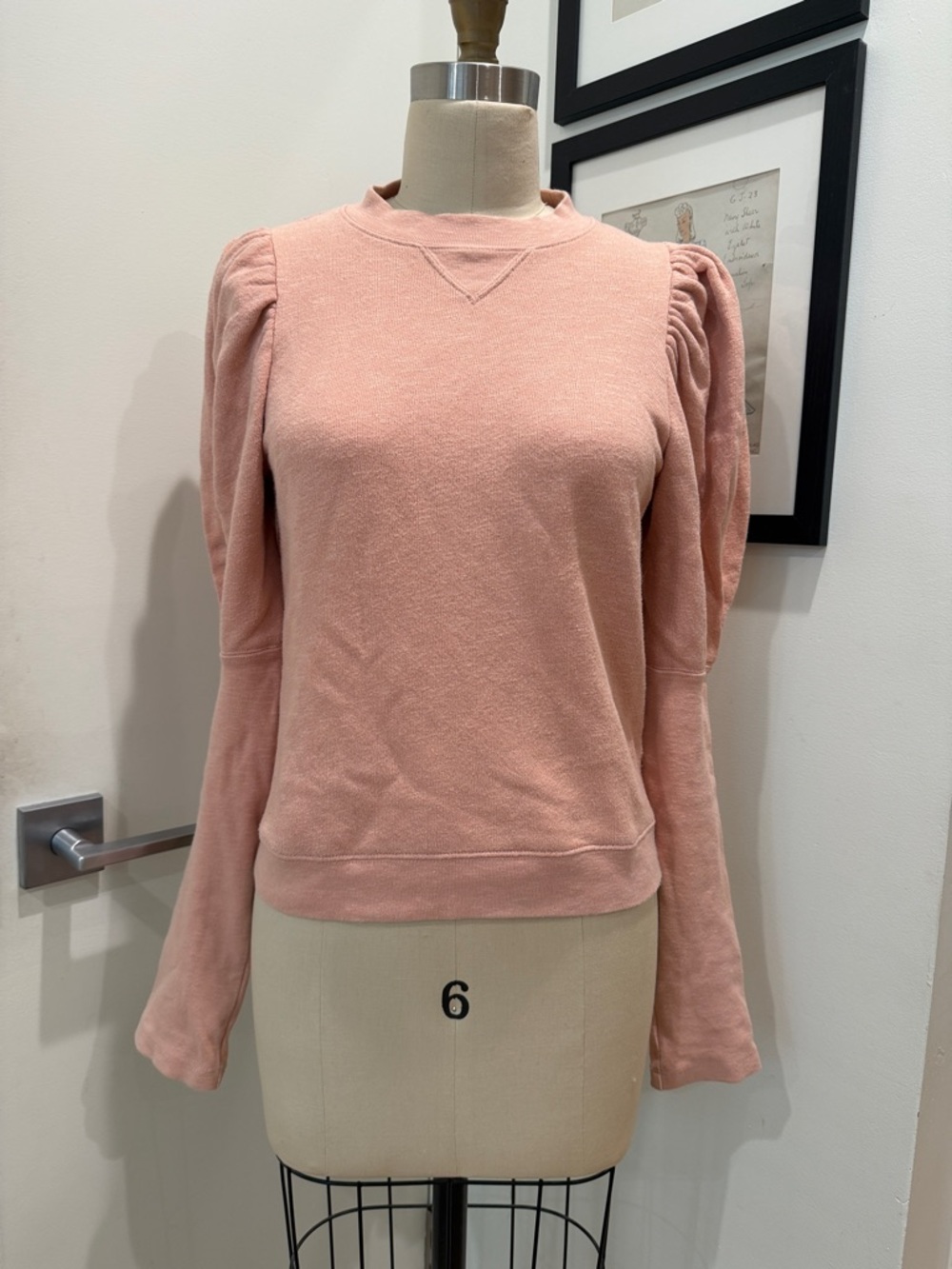 Ulla Johnson Dusty Pink Crewneck Sweatshirt
